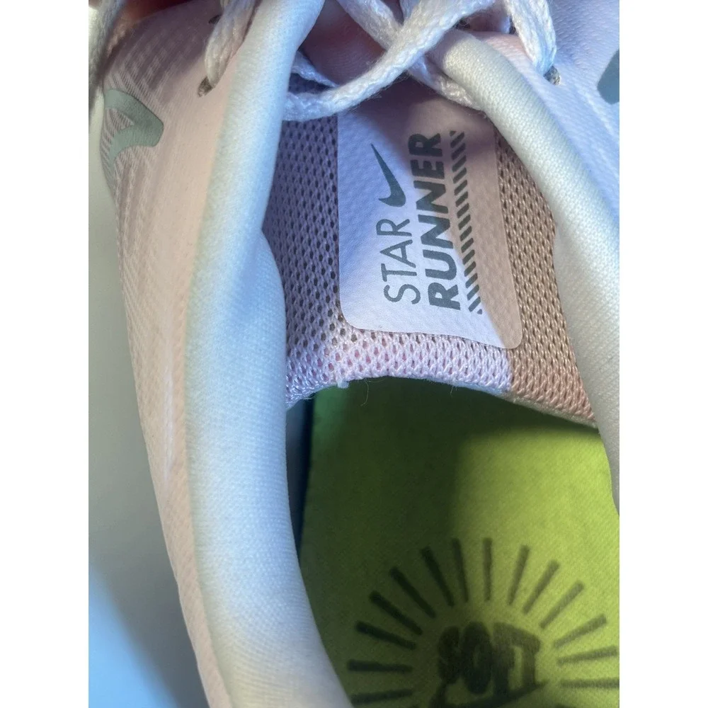 Nike Shoes Youth‎ 6 Women 7.5 Star Runner 2 Sneakers Pink Mesh Lace Up